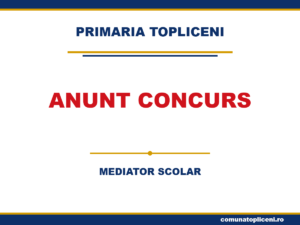 Anunt concurs
