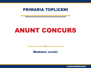 Anunt concurs