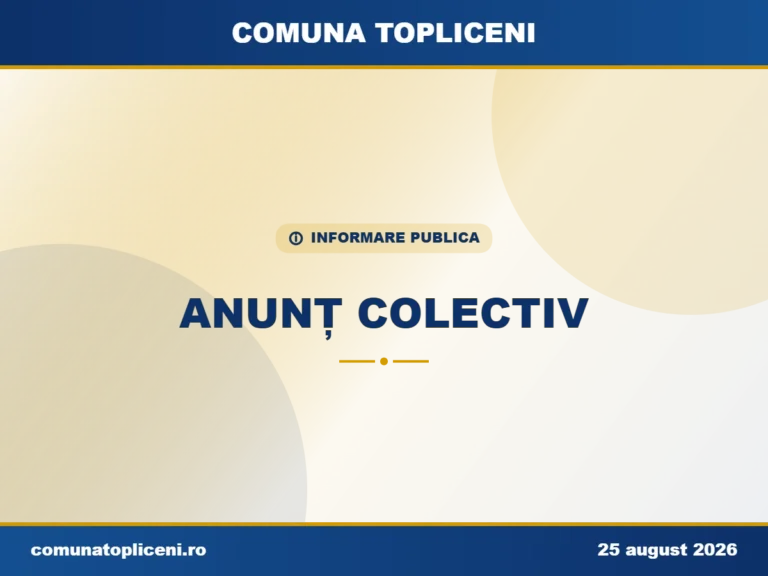 Anunț colectiv